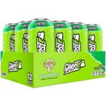 GHOST Energy Drink – Sour Green Apple (12 Drinks, 16 Fl Oz. Each)