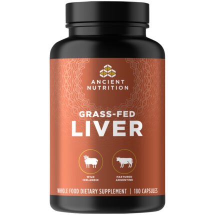 Grass-Fed Liver (180 Capsules) — product packaging