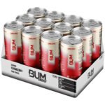 BUM Energy Drink – Cherry Frost (12 Drinks, 12 Fl. Oz. Each)