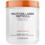 Multi Collagen Peptides Powder 5 Types with Hydrolyzed Collagen for Hair, Skin, Nails & Joints - Unflavored (20 Oz.)