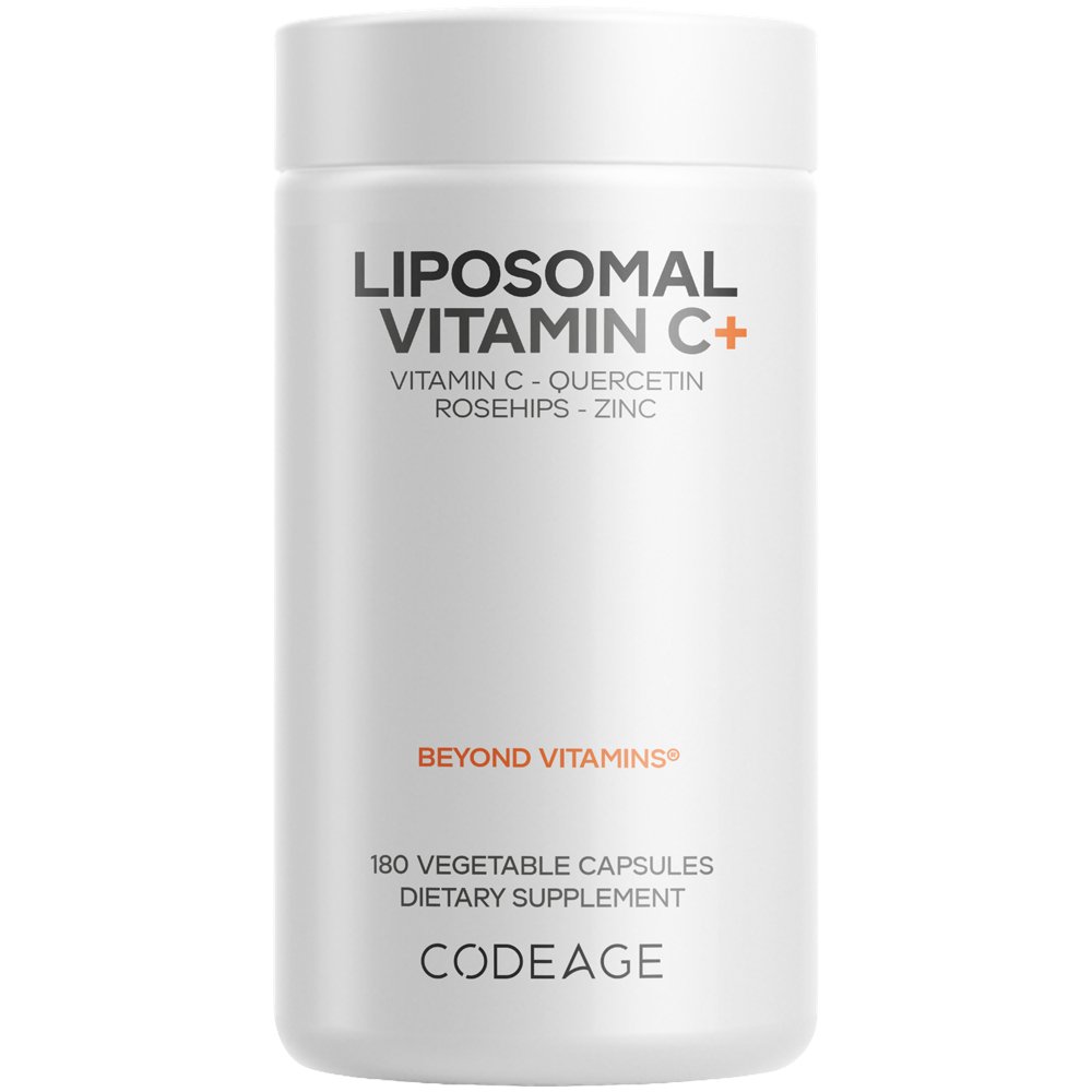 Liposomal Vitamin C - 1,500 MG with Zinc, Elderberry, Citrus Bioflavonoids, Quercetin & Rose Hips (180 Capsules) Liposomal Vitamin C - 1,500 MG with Zinc, Elderberry, Citrus Bioflavonoids, Quercetin & Rose Hips (180 Capsules) — product packaging