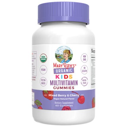 Organic Kid's Multivitamin Gummies - Berry & Cherry (60 Gummies) — product packaging