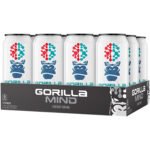 Gorilla Mind Energy Drink – White Frost (12 Drinks, 16 fl. oz. Each)