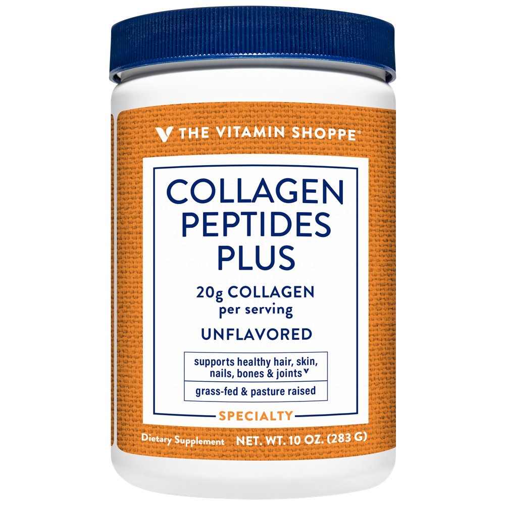 Collagen Peptides Plus Powder - Hair, Skin, Nail, Bone, & Joint Health - Unflavored (10 oz./14 Servings) Collagen Peptides Plus Powder - Hair, Skin, Nail, Bone, & Joint Health - Unflavored (10 oz./14 Servings) — product packaging