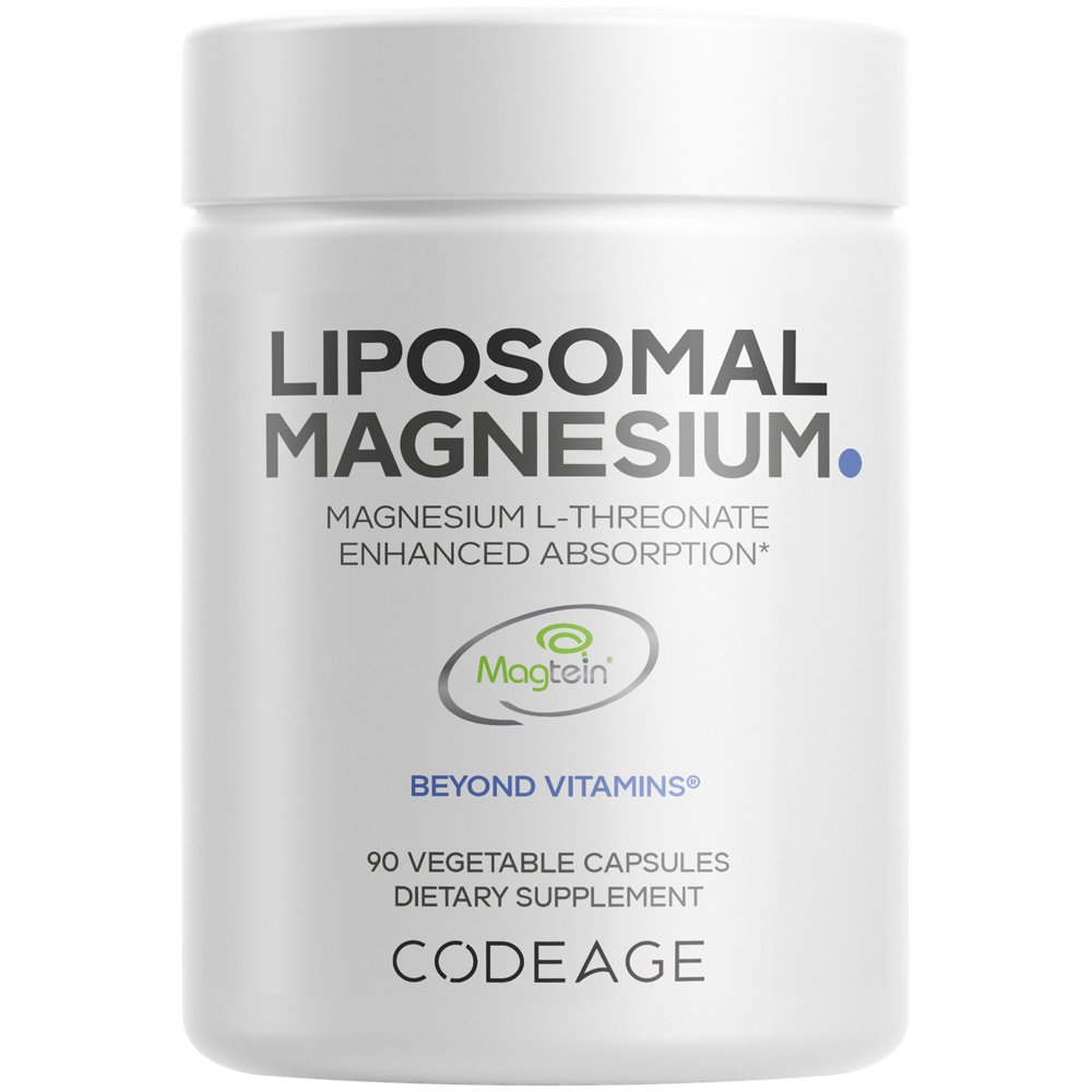 Liposomal Magnesium L-Threonate with Magtein - Brain & Cognitive Support (90 Capsules) Liposomal Magnesium L-Threonate with Magtein - Brain & Cognitive Support (90 Capsules) — product packaging