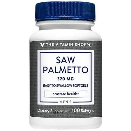 2278836_01.jpg Saw Palmetto Standardized Extract - Prostate Support - 320 MG (100 Easy-to-Swallow Softgels) - Image 1
