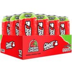 GHOST Energy Drink – Cherry Limeade (12 Drinks, 16 Fl Oz. Each)