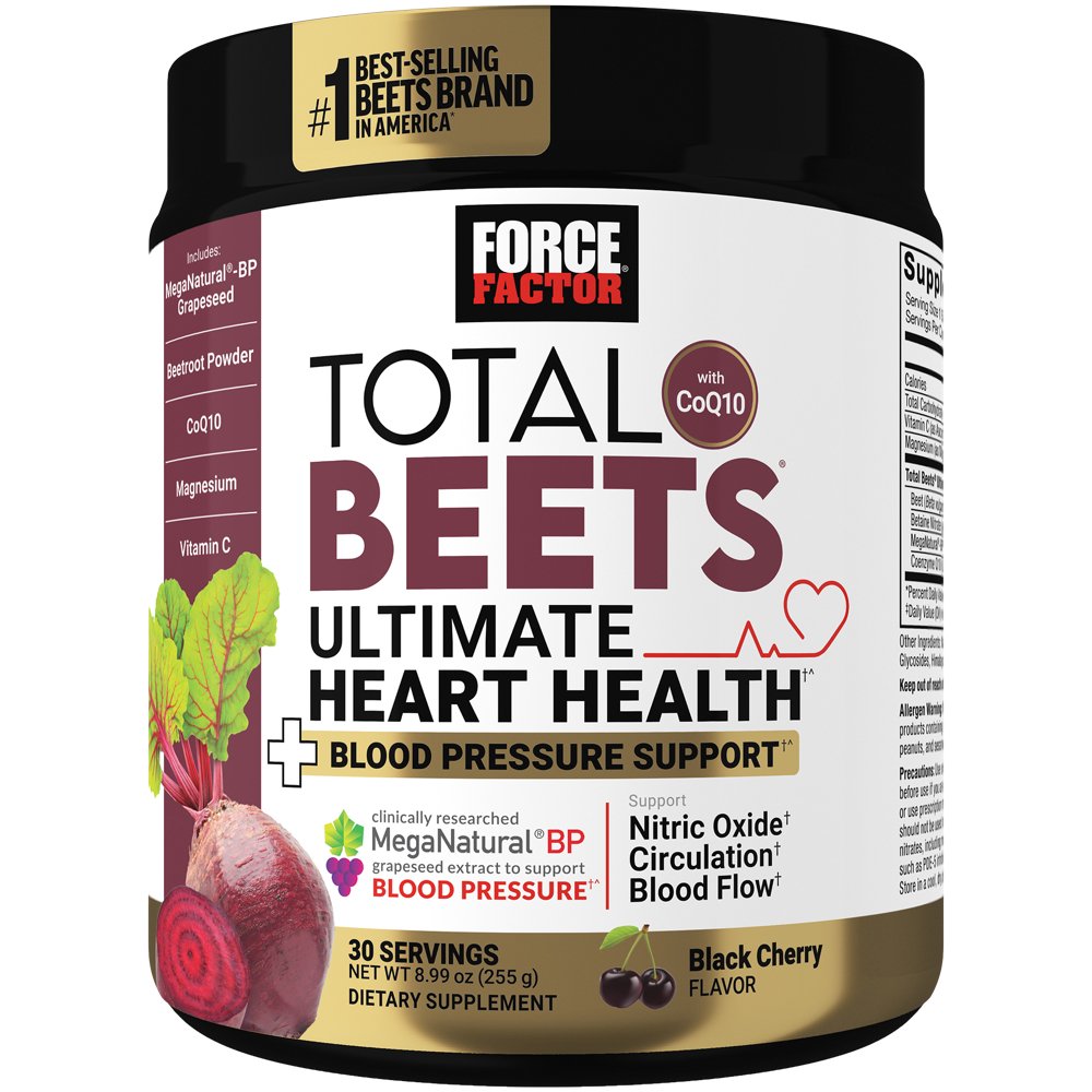 Total Beets Ultimate Heart Health Powder - Blood Pressure Support - Black Cherry (30 Servings) Total Beets Ultimate Heart Health Powder - Blood Pressure Support - Black Cherry (30 Servings) — product packaging