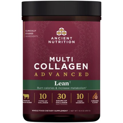 Multi Collagen Advanced Lean Powder - Cinnamon (30 Servings) — product packaging