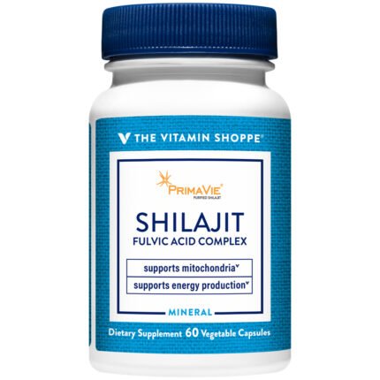 Shilajit Fulvic Acid Complex with PrimaVie (60 Capsules) — product packaging