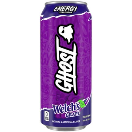 GHOST Energy Drink – Welch's Grape (12 Drinks, 16 Fl Oz. Each)