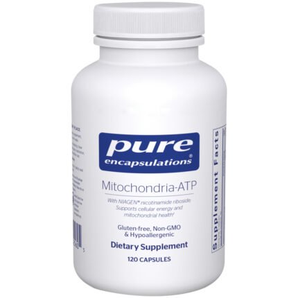 Mitochondria-ATP with Niagen (120 Capsules) — product packaging