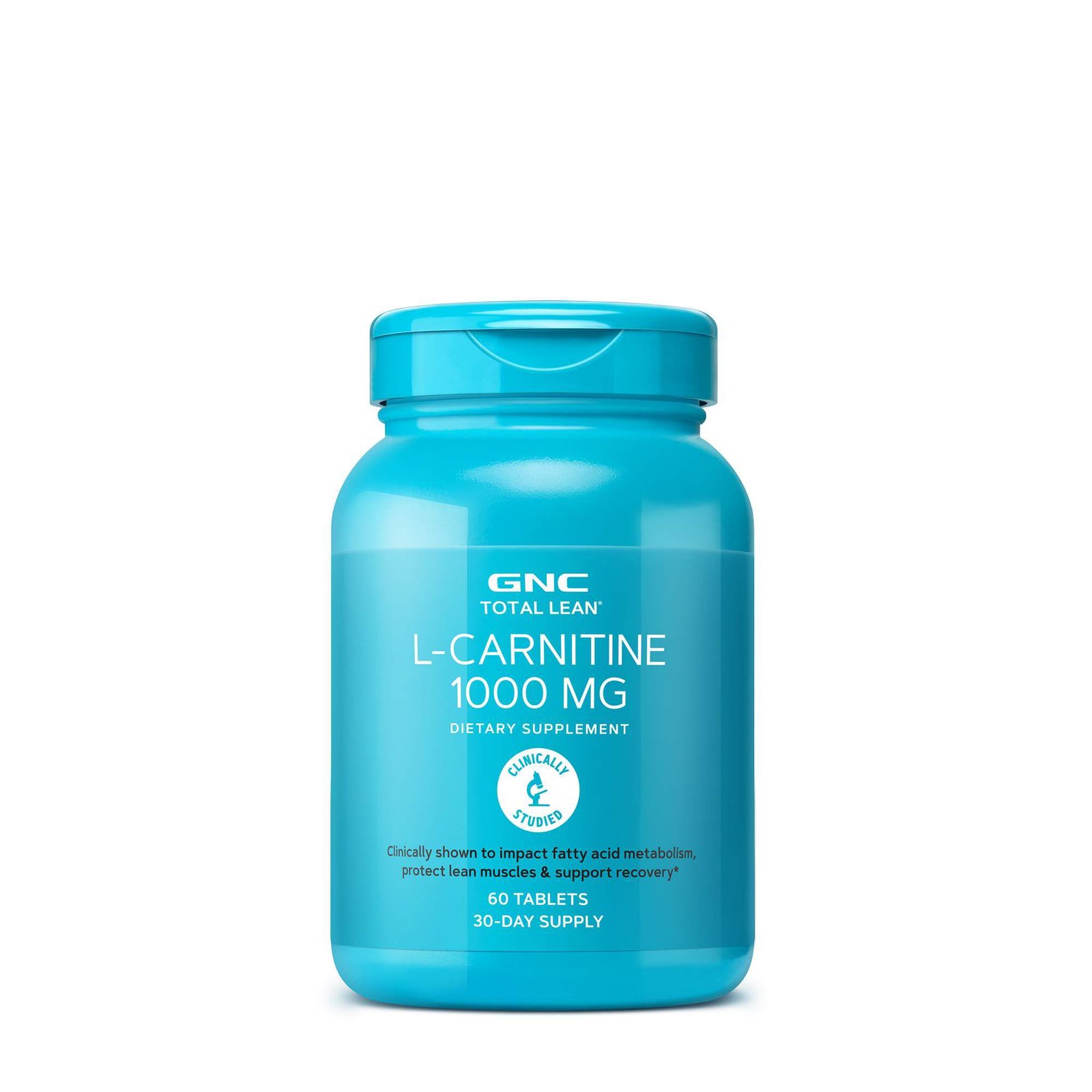 265430_web_GNC20Total20Lean20L-Carnitine20100020MG_Front_Bottle.jpg GNC Total Lean® L-Carnitine 1000 mg - 60 Tablets (60 Servings) - Image 1
