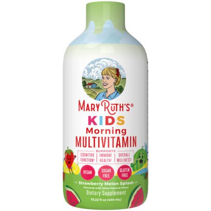 Kid's Morning Liquid Multivitamin - Sugar Free - Strawberry Melon Splash (15.22 Fl. Oz.) — product packaging