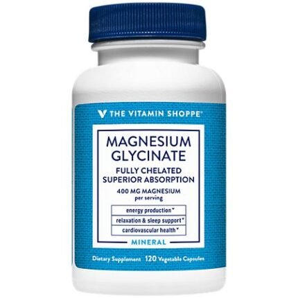 Magnesium Glycinate - 400 MG (120 Capsules)