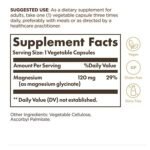 Magnesium Glycinate - 120 MG (90 Capsules) - Image 2
