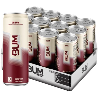 BUM Energy Drink – Dr. Bum (12 Drinks, 12 Fl. Oz. Each)
