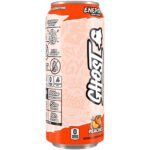 GHOST Energy Drink – Peaches (12 Drinks, 16 Fl Oz. Each)