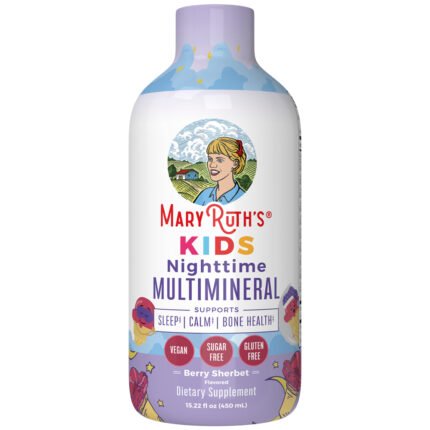 Kids Liquid Nighttime Multimineral - Berry Sherbet (15.22 Fl. Oz. / 30 Servings) — product packaging