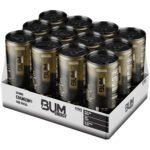 BUM Energy Drink – Hard to Kill Strawberry Lemonade (12 Drinks, 12 Fl. Oz. Each)