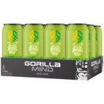 Gorilla Mind Energy Drink – Citrus Rain (12 Drinks, 16 fl. oz. Each)
