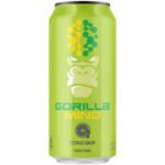 Gorilla Mind Energy Drink – Citrus Rain (12 Drinks, 16 fl. oz. Each)
