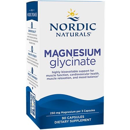 2698892_01.jpg Magnesium Glycinate for Muscle Function, Cardiovascular Health, Muscle Relaxation, & Mood Balance (90 Capsules) - Image 1