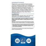 Magnesium Glycinate for Muscle Function, Cardiovascular Health, Muscle Relaxation, & Mood Balance (90 Capsules) - Image 3