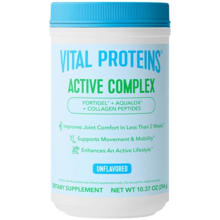 Active Complex Collagen Peptides Powder with Fortigel + Aqualox - Unflavored (14 Servings) — product packaging
