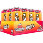 GHOST Energy Drink – Strawbango (12 Drinks, 16 Fl Oz. Each)