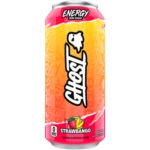 GHOST Energy Drink – Strawbango (12 Drinks, 16 Fl Oz. Each)