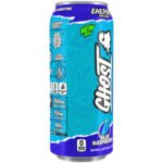 GHOST Energy Drink – Blue Raspberry (12 Drinks, 16 Fl Oz. Each)