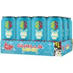 Gorilla Mind Energy Drink – Red Gummy Fish (12 Drinks, 16 fl. oz. Each)