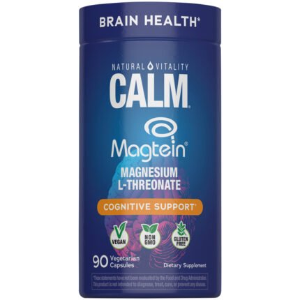 Magnesium L-Threonate - Cognitive Support (90 Vegetarian Capsules) — product packaging