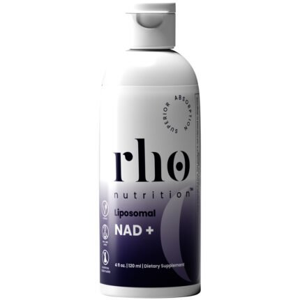 Liquid Liposomal NAD+ for Cellular Health - 100 MG - Lemon Zest (4 fl. oz./30 Servings) — product packaging