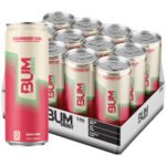 BUM Energy Drink – Strawberry Kiwi (12 Drinks, 12 Fl. Oz. Each)