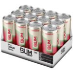 BUM Energy Drink – Strawberry Kiwi (12 Drinks, 12 Fl. Oz. Each)