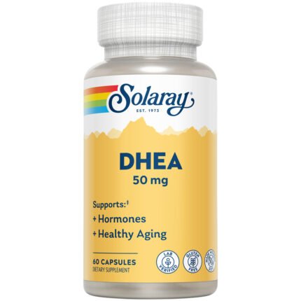 DHEA (Dehydroepiandrosterone) - Healthy Aging & Hormone Support - 50 MG (60 Capsules) — product packaging
