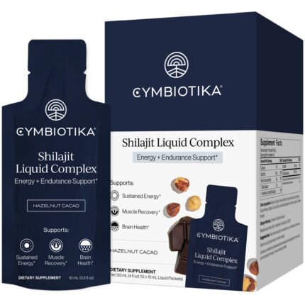 Shilajit Liquid Complex - Energy + Endurance - Hazelnut Cacao (12 PAckets) — product packaging