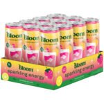 Bloom Nutrition Sparkling Energy Drink – Summer Splash (12 Drinks, 12 Fl. Oz. Each)