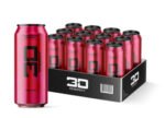 3D Energy Drinks LLC Energy Drink – Raspberry Sorbet (12 Drinks/16 Fl. Oz. Each)