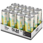 BUM Energy Drink – Pina Colada (12 Drinks, 12 Fl. Oz. Each)