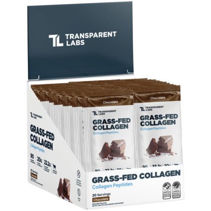 Grass-Fed Collagen - Collagen Peptides - Chocolate (20 Packets) — product packaging