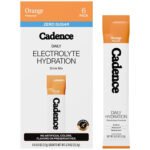 Cadence Daily Electrolyte Hydration Drink Mix – Orange (6 Stick Packs)