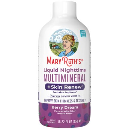 Liquid Nighttime Multimineral + Skin Renew - Berry Dream (15.22 Fl. Oz. / 15 Servings) — product packaging