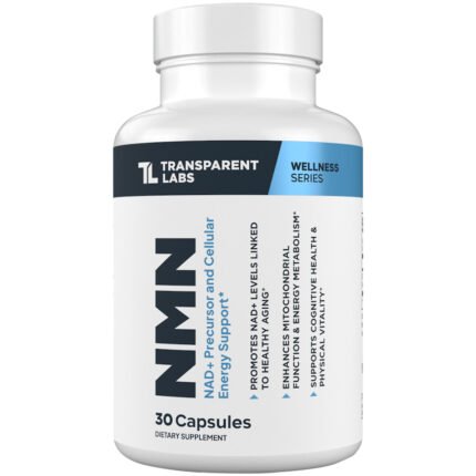NMN - Healthy Aging, Enhances Mitochondrial Function & Energy Metabolism (30 Capsules) — product packaging