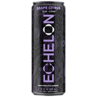 ECHELON Performance Energy Drink – Grape Citrus (12 Drinks, 12 Fl. Oz. Each)