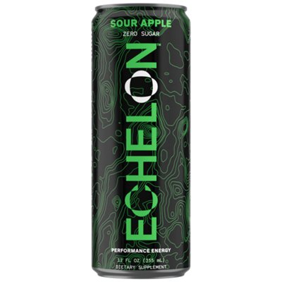 ECHELON Performance Energy Drink – Sour Apple (12 Drinks, 12 Fl. Oz. Each)