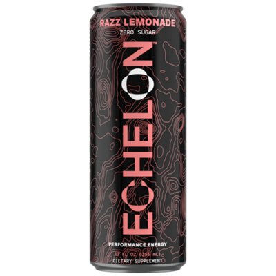 ECHELON Performance Energy Drink – Razz Lemonade (12 Drinks, 12 Fl. Oz. Each)