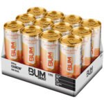 BUM Energy Drink – Peaches & Honey Ella Langley (12 Drinks, 12 Fl. Oz. Each)